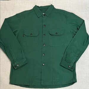 Devium Chapman Canvas Shirt Jacket Men’s XL Green Button-Up Utility Outdoor